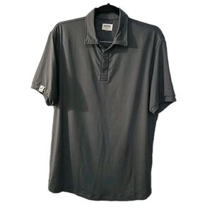 Mantra Catalyst Polo‎ Shirt Mens Size Large Gray Performance Stretch Golf